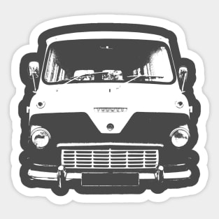 Thames 400E classic 1960s van white Sticker